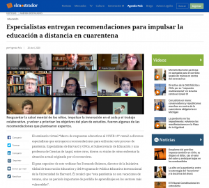 Especialistas entregan recomendaciones para impulsar la educación a distancia en cuarentena