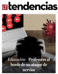 Profesores ante la educación online requieren más apoyo y contención emocional